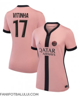 Paris Saint-Germain Vitinha #17 Tricou Fotbal Replică 2024-25 Femei Treilea